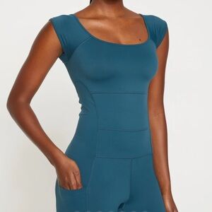 UNIVERSAL STANDARD | NEXT-TO-NAKED CAP SLEEVE BODY SUIT | BLACK | SZ: 18/20